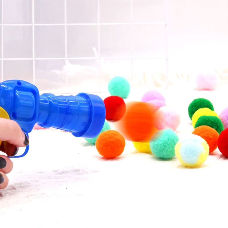 Barevné pompony pro Kočičí vystřelovač KittyBlast – 20 kusů - Image 3