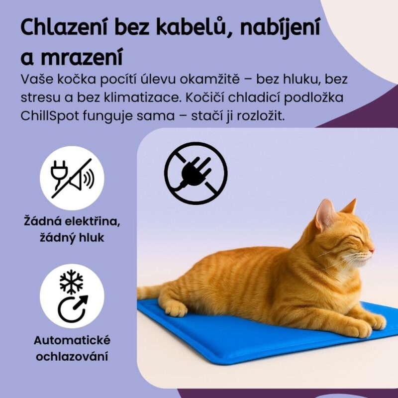 Kočičí chladicí podložka ChillSpot - Image 3
