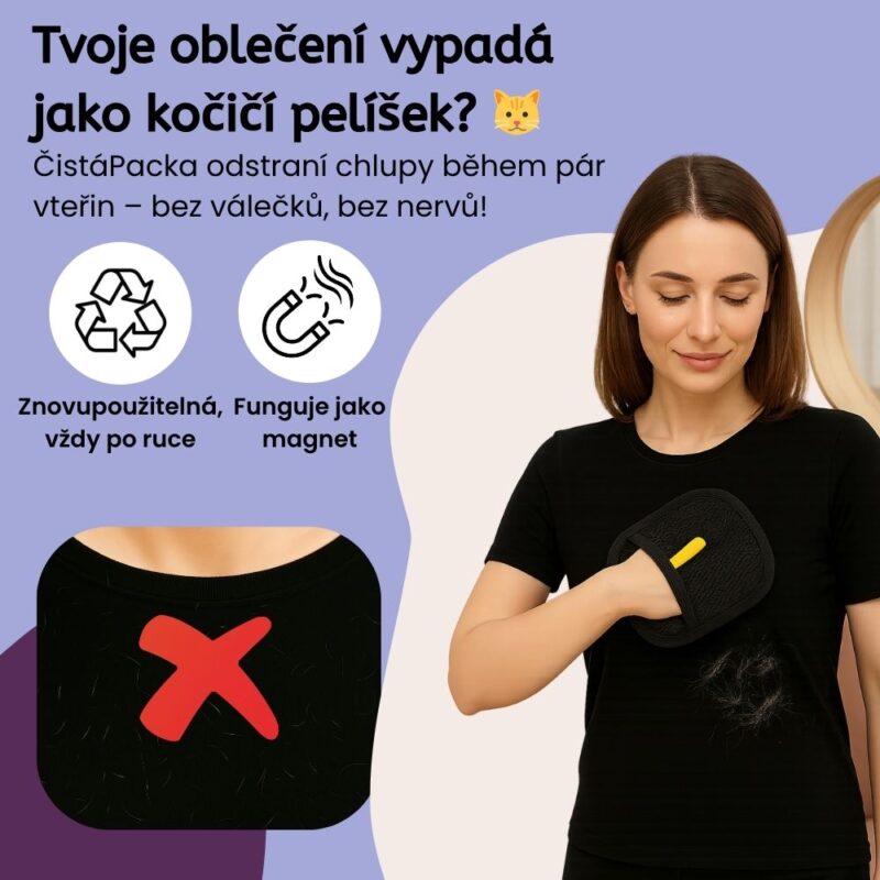 Rukavice na chlupy ČistáPacka - Image 2