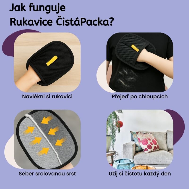 Rukavice na chlupy ČistáPacka - Image 4