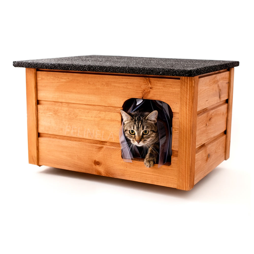 Zateplený kočičí domek WarmShelter