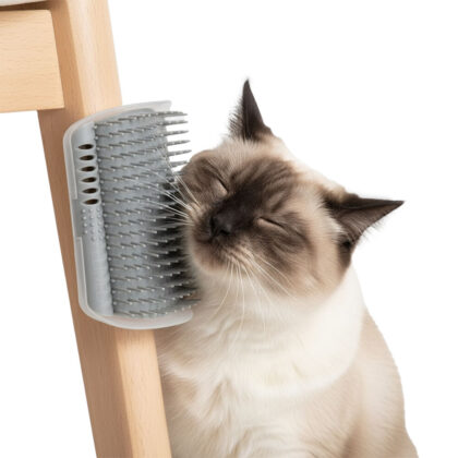 Nástěnný masážní kartáč pro kočky