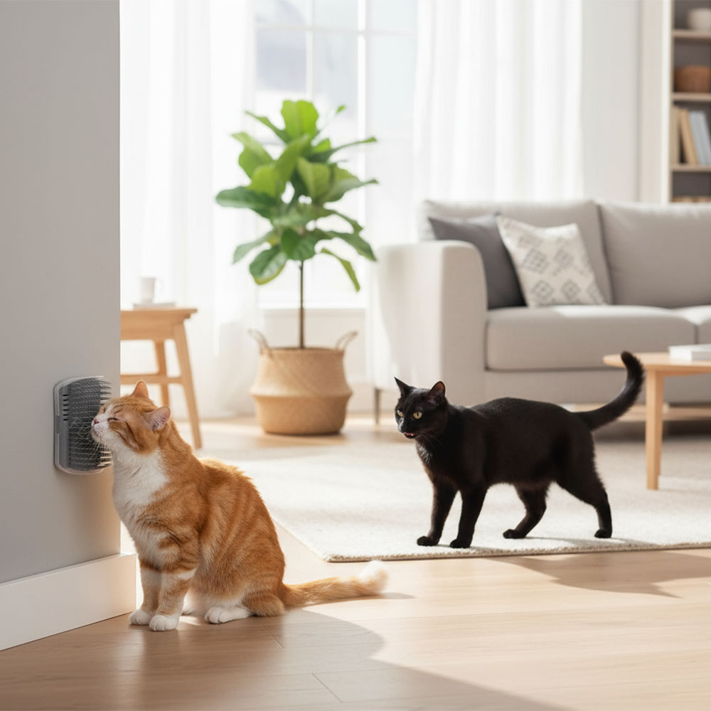 Nástěnný masážní kartáč pro kočky - Obrázek 13