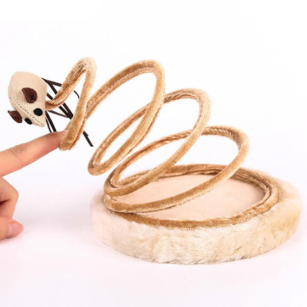 Skákací myška pro kočky z odolného materiálu